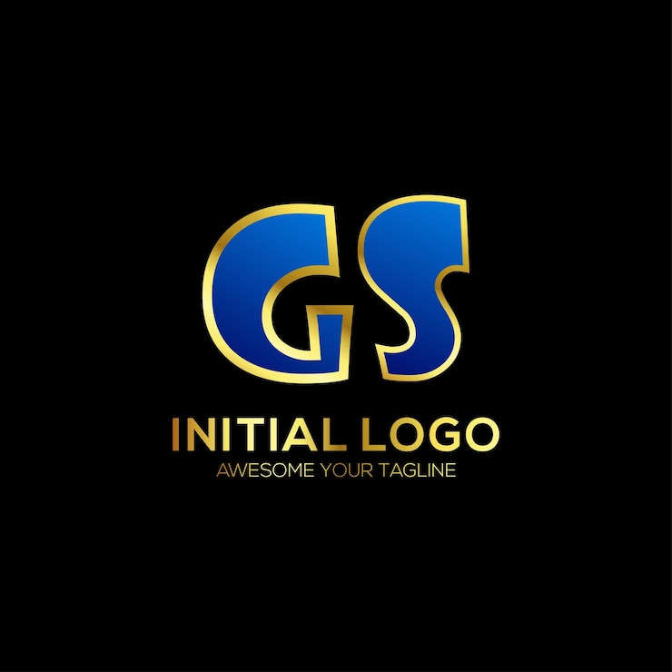 Vetor grátis desenho moderno do gradiente inicial do logotipo