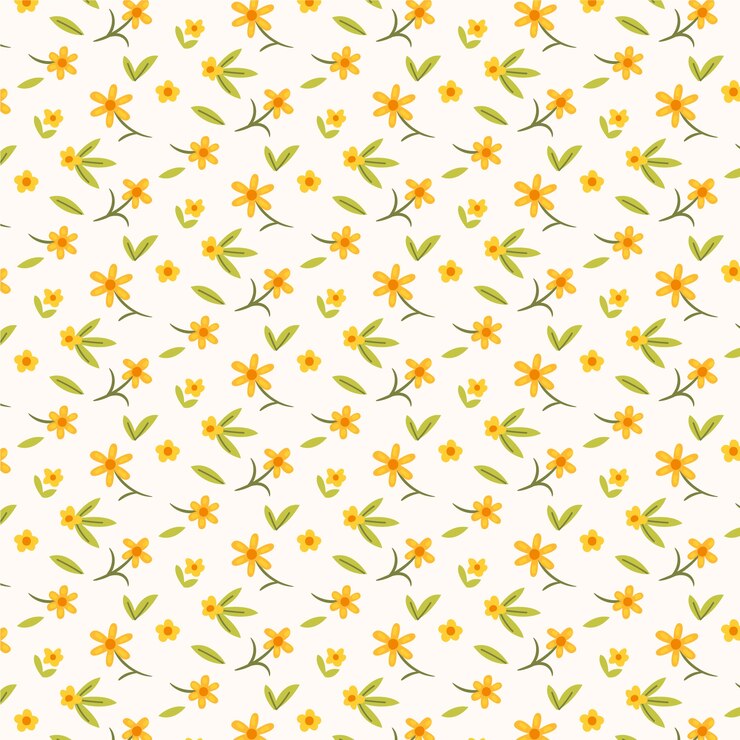 Vetor grátis desenho plano desenho de pequenas flores
