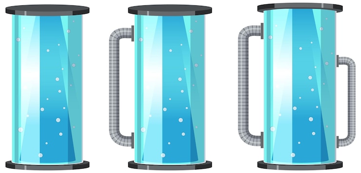 Vetor grátis desenhos animados da cápsula de cryonics no fundo branco