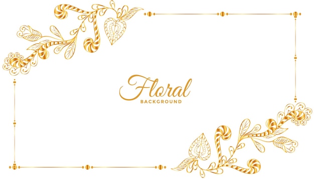 Vetor grátis design clássico de fundo floral