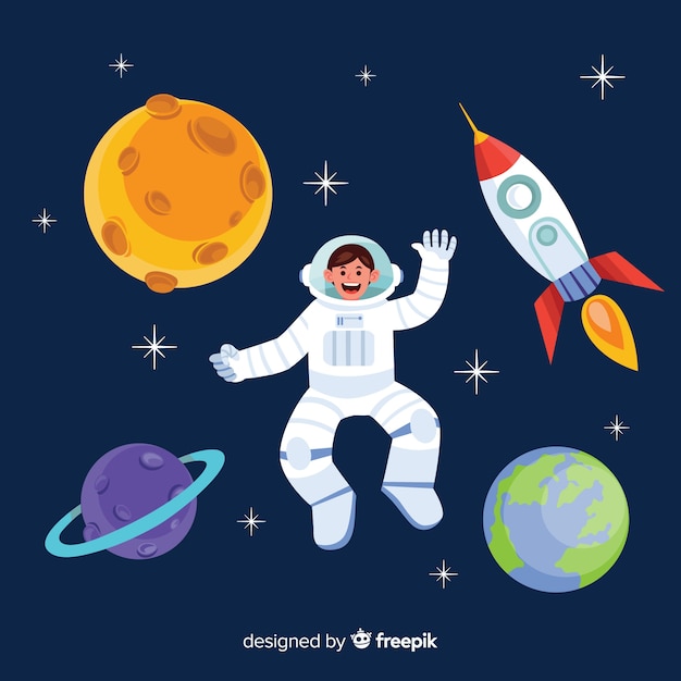 Design criativo de astronauta