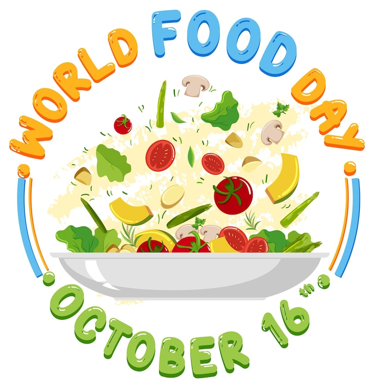 Vetor grátis design de banner do dia mundial da comida