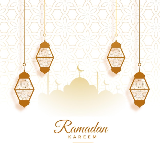 Design de cartão do festival eid mubarak ramadan kareem