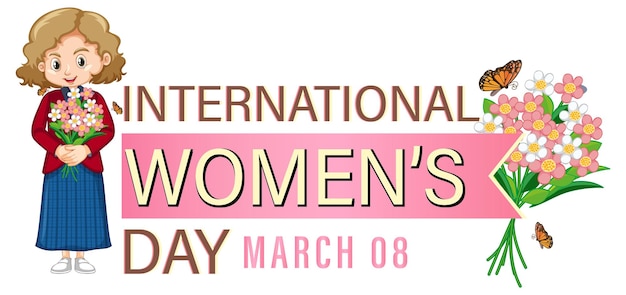 Design de cartaz do dia internacional da mulher
