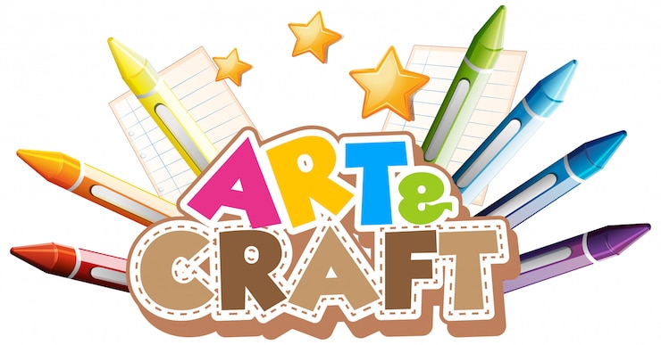 Vetor grátis design de fonte para a arte da palavra e artesanato com giz de cera colorido