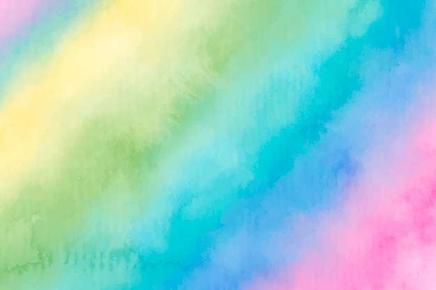 Design de fundo de arco-íris em aquarela