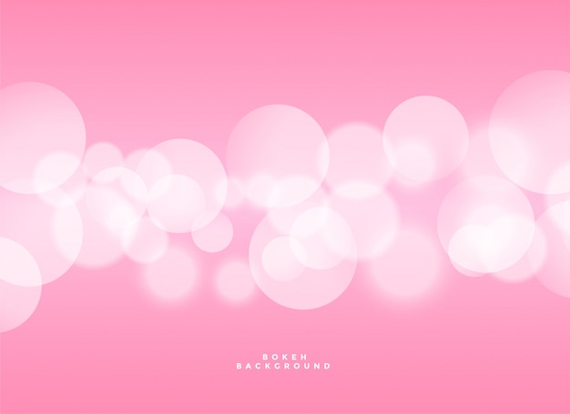 design de fundo elegante bokeh rosa