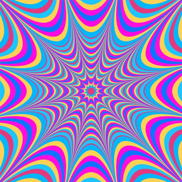 Design de fundo psicodélico e descolado