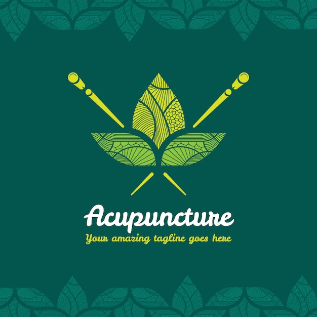 Design de logotipo da acupuntura