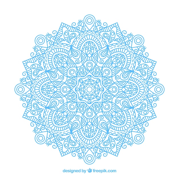 Design de mandala linear