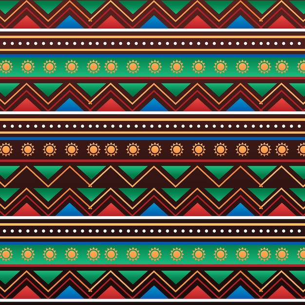 Design de padrão africano gradiente