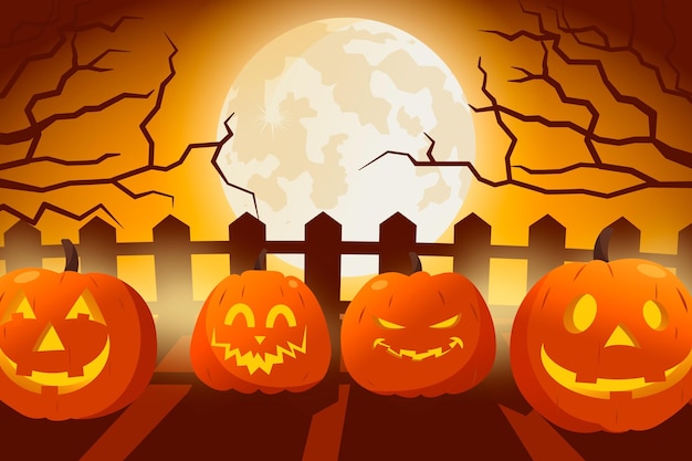 Design de papel de parede de Halloween