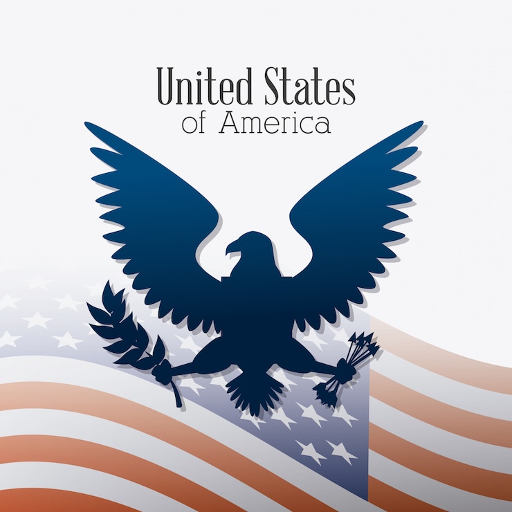 Vetor grátis design de patriotismo dos estados unidos.