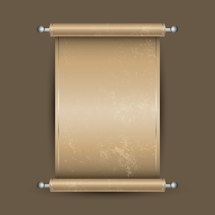Vetor grátis design de rolagem de estilo vintage