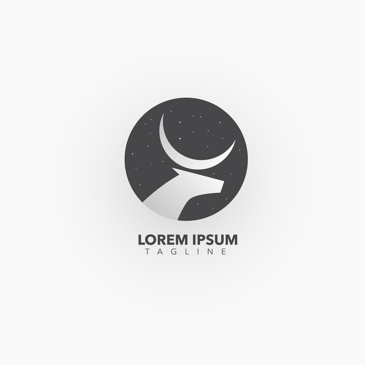 Vetor grátis design do logotipo animal