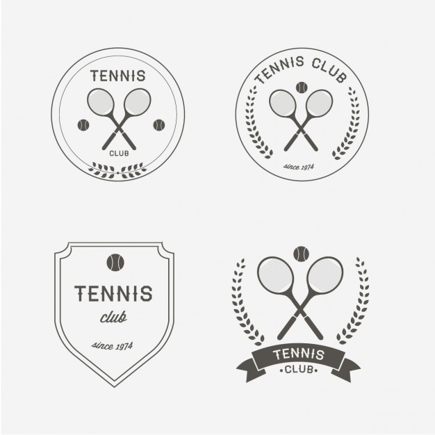 Vetor grátis design do logotipo tênis