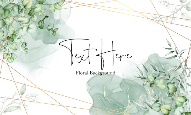 design elegante de folhas de eucalipto