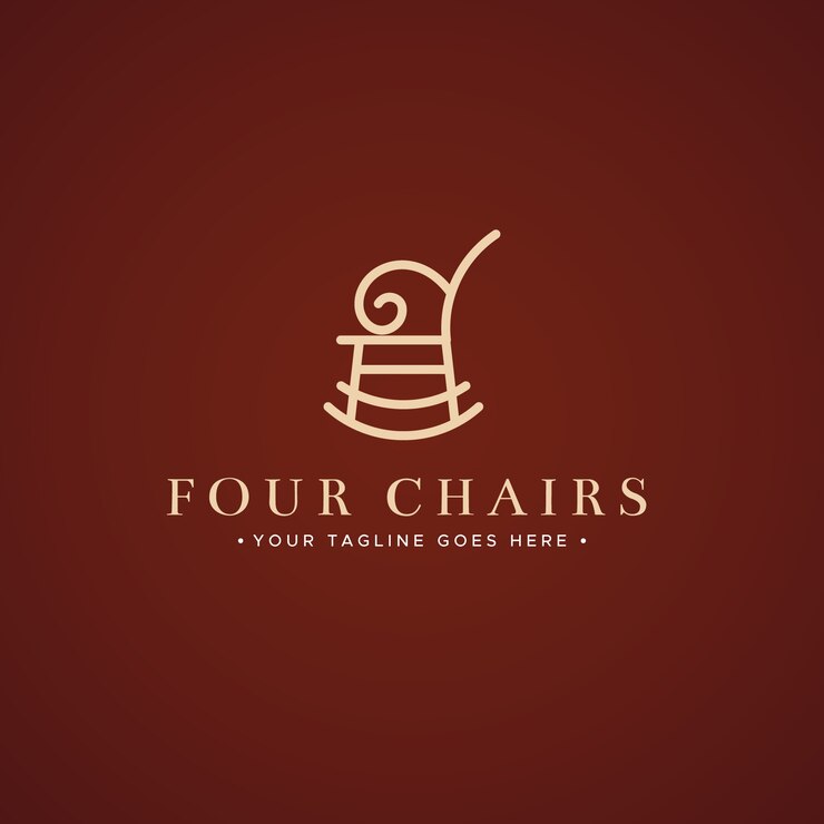 Vetor grátis design elegante para logotipo de móveis