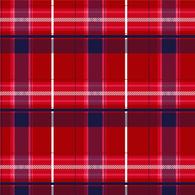 Design plano de padrão xadrez de natal
