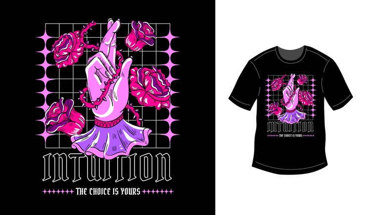 Vetor grátis designs para ilustração de streetwear