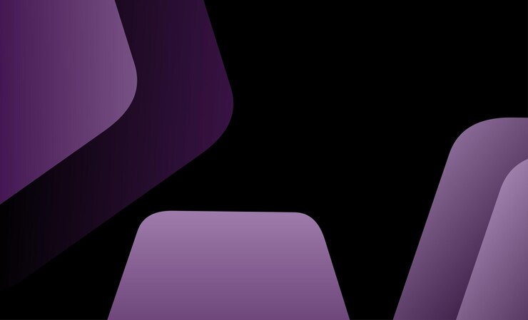 Vetor grátis desogn de fundo de gradiente roxo de onda