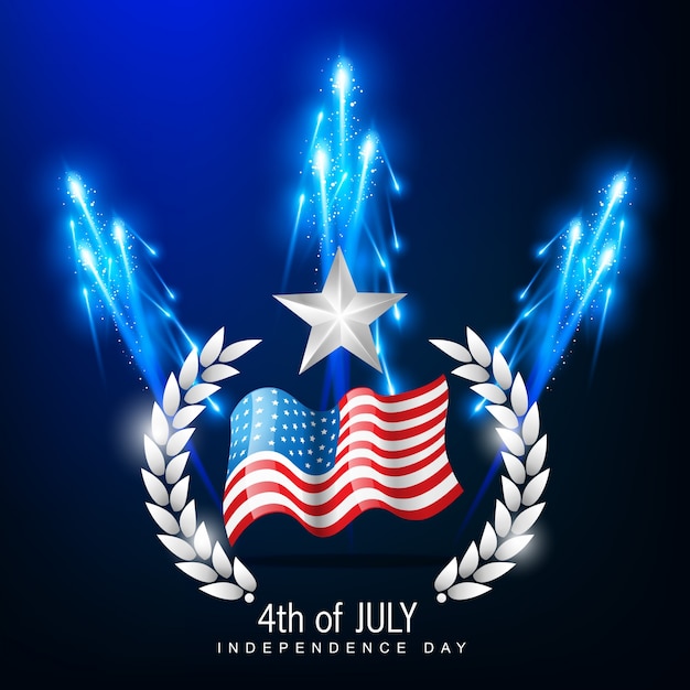 Dia da independência americana 4 de julho