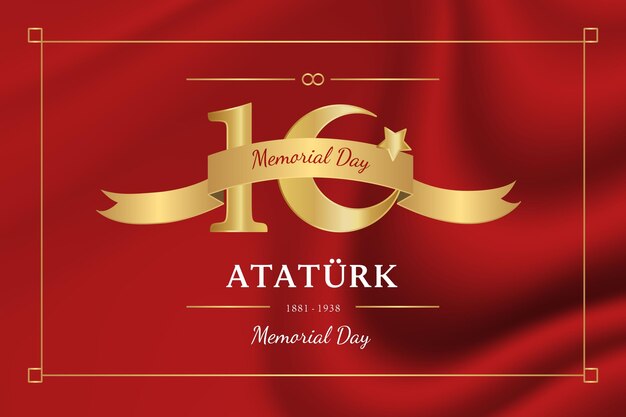 Dia do memorial realista de Atatürk