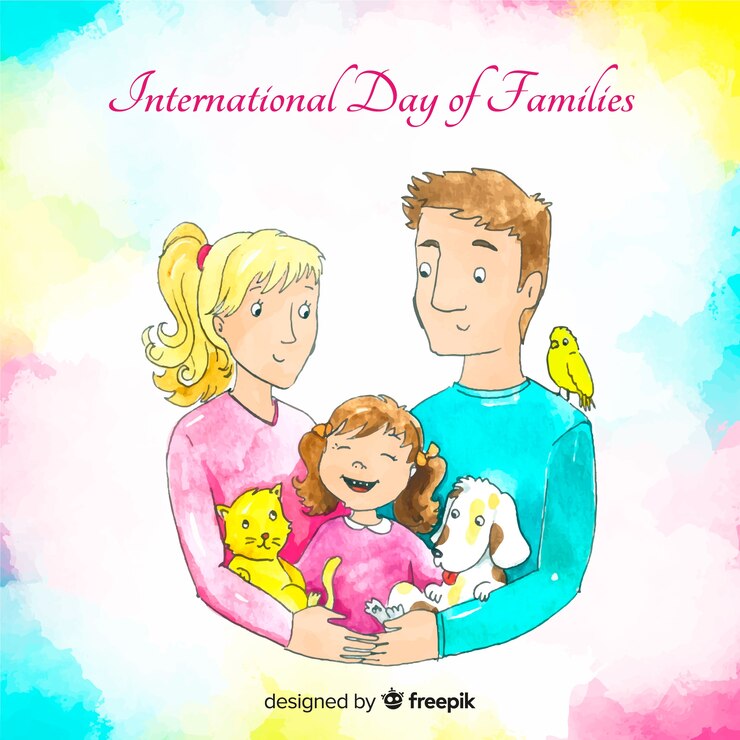 Vetor grátis dia internacional das famílias