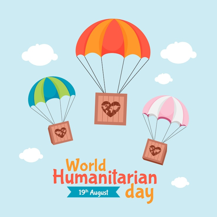 Vetor grátis dia mundial da humanidade em design plano