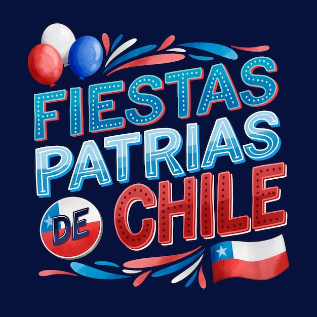 Dia nacional do conceito do chile