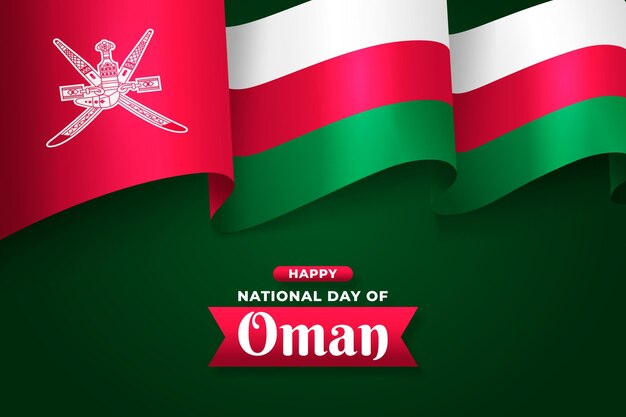Dia nacional plano de fundo de Omã