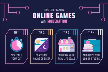 Dicas para jogar jogos online com moderação