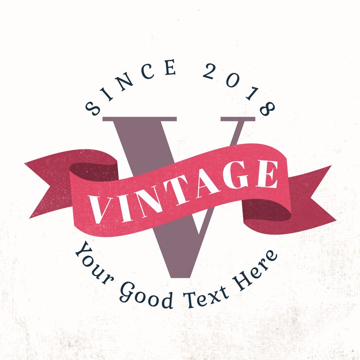 Vetor grátis distintivo vintage com um banner vector