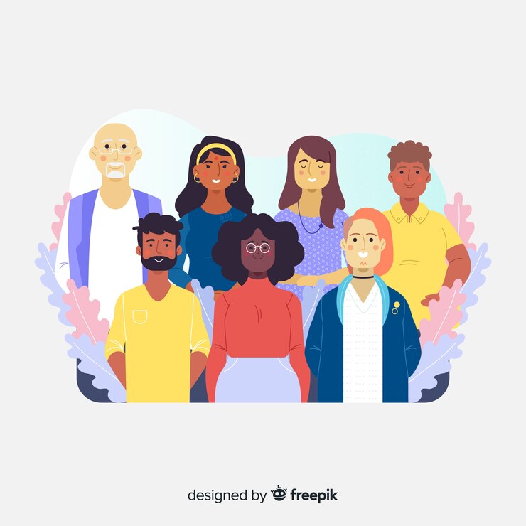 Vetor grátis diversidade cultural
