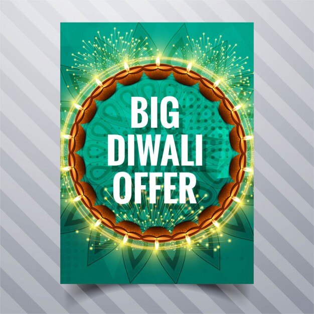 Diwali oferta de brochura