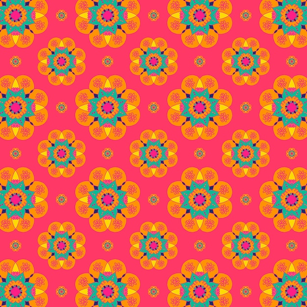 Diwali vector mandala de fundo