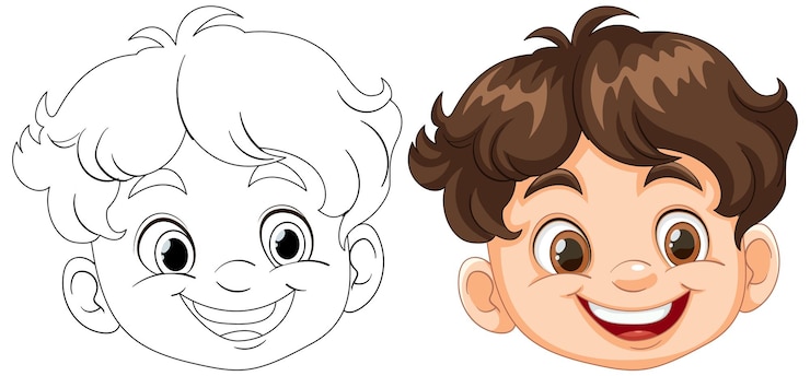 Vetor grátis do esboço à ilustração colorida