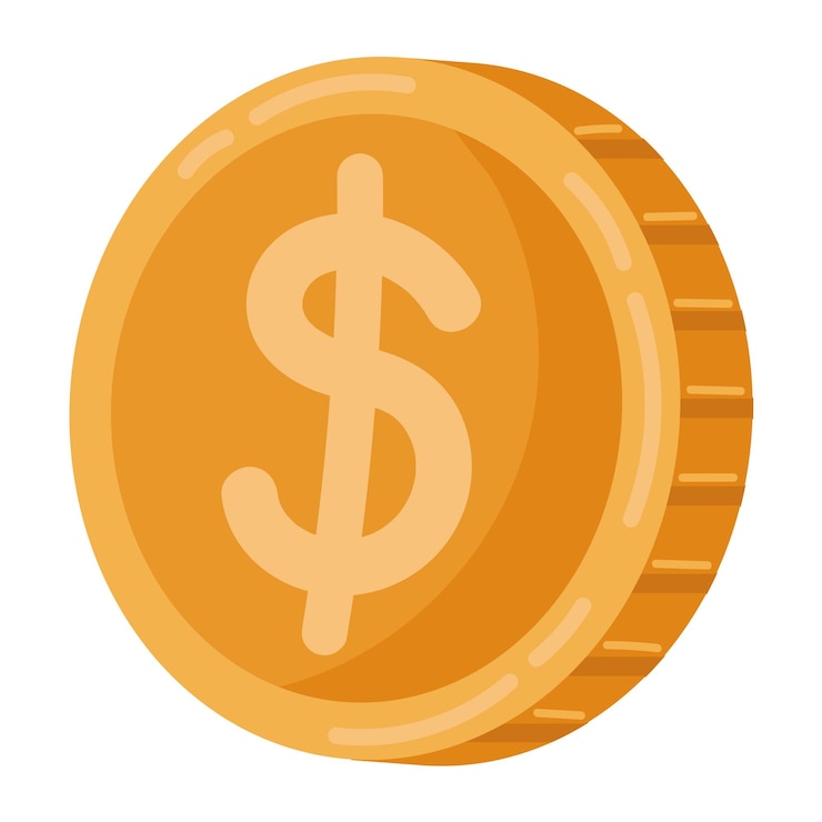 Vetor grátis dólar representa finanças e poupança