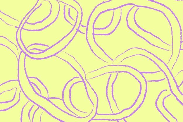 Vetor grátis doodle de fundo, vetor de desenho de padrão abstrato roxo