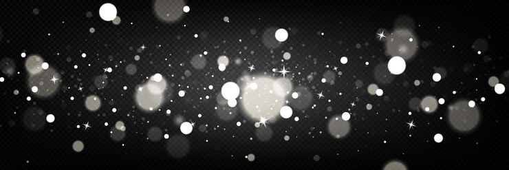 Vetor grátis efeito de sobreposição de luz bokeh branco com brilho png
