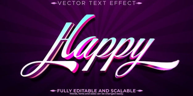 Vetor grátis efeito de texto editável romance 3d rosa e estilo de fonte de amor