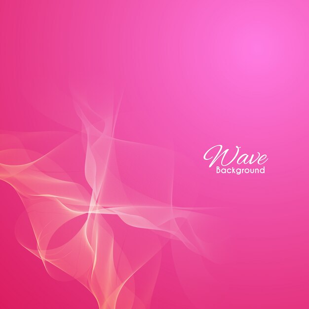 Elegante cor-de-rosa fundo ondulado