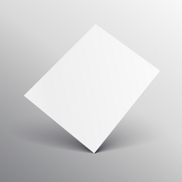 Vetor grátis elegante maquete de papel a4 branco
