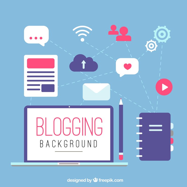 Vetor grátis elementos de blog