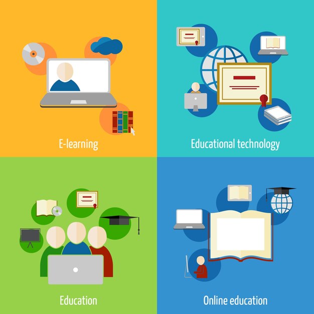 Vetor grátis elementos infographic, educação