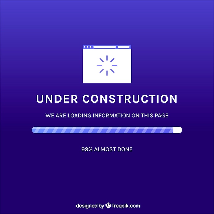 Vetor grátis em construção modelo de web em estilo plano