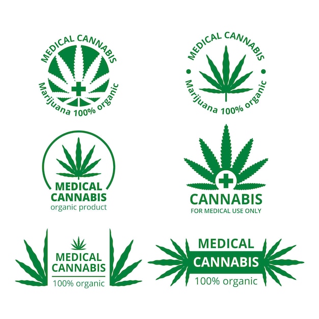 Emblemas de cannabis medicinal