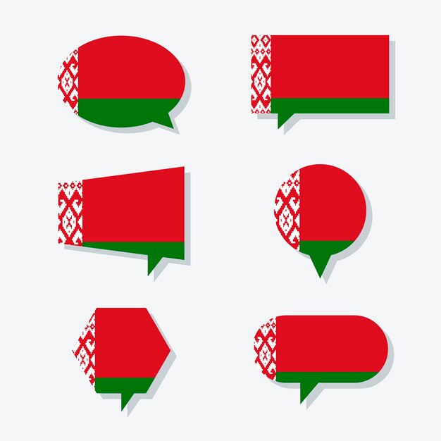 Emblemas nacionais da Bielorrússia desenhados à mão