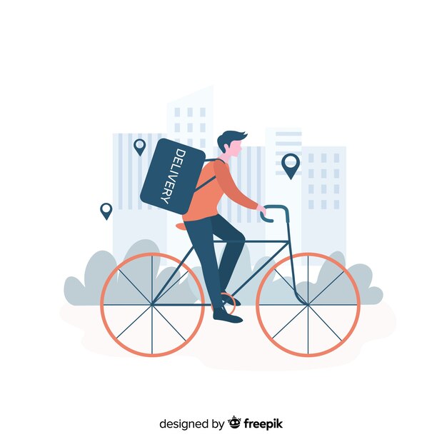 Entrega de bicicleta