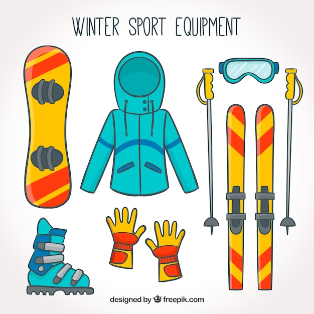 Equipamento de esporte de inverno